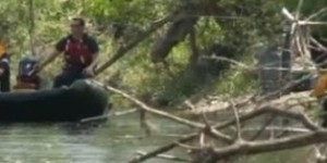 Searchers look for bodies of two Virginia State students.