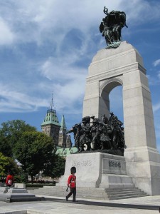 A Canadian soldier was killed while guarding Ottawa's National War Memorial.