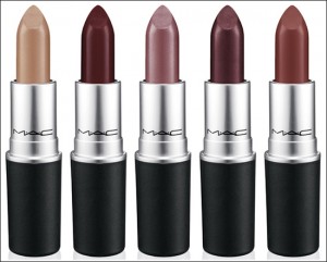 Dark lipsticks to match the fall season.