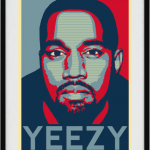 The Perky Pug is selling this Yeezy poster for $10.92.