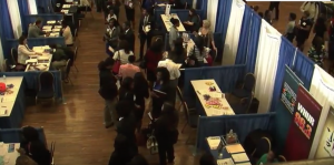 Companies from NBC Universal to the New York Times send recruiters and speakers for the professional development sessions at the career fair.