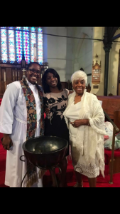 Kenae Damon (middle) poses with her Reverend Yolanda Ro (Far Left ) and her grandmother, Geraldine Ivory. 
