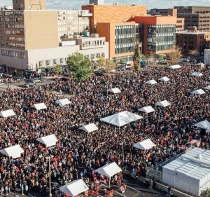 At least 100,000 people from all over the country, alumni and friends alike, attend Howard University’s Homecoming, including the popular tailgate on Georgia Avenue.